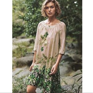 Vanessa Virginia Anthropologie Silk Dress